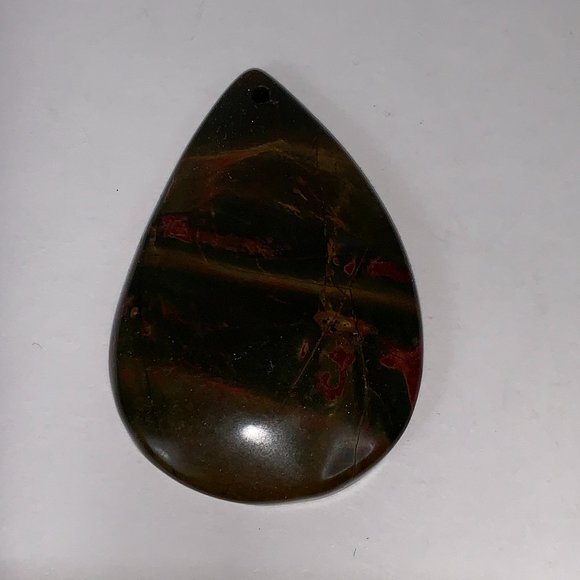 Red Creek Jasper Teardrop Focal - Picture 2 of 9
